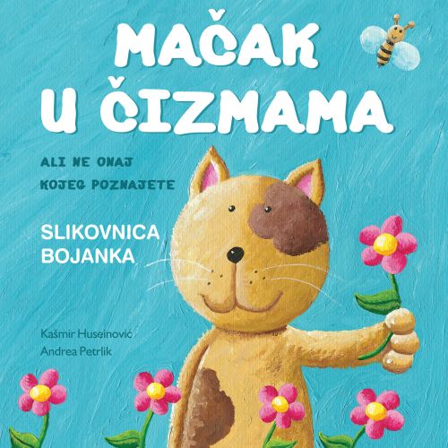 MAČAK U ČIZMAMA, slikovnica bojanka